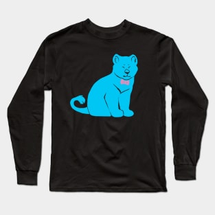 happy trans lion Long Sleeve T-Shirt